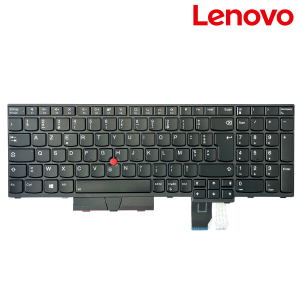 Lenovo ThinkPad Tastatur 5N20Z74795 Französisch mit Backlight und Nummernblock – Ersatz für P15 G1, T15g G1