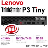 Lenovo ThinkStation P3 Tiny, 4.2GHz, 16GB, 512GB NVMe...