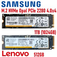 Samsung 512GB / 1TB M.2 NVMe Opal PCIe 2280 4.0x4 Lenovo...