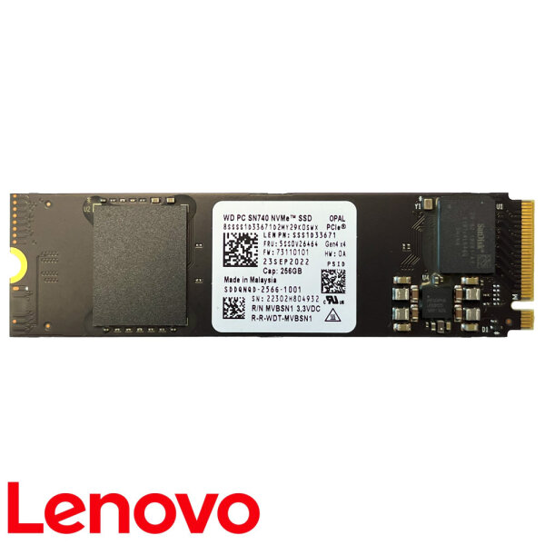 Western Digital 256GB M.2 NVMe Opal PCIe 2280 4.0x4 SSD Drive 5SS0V26484
